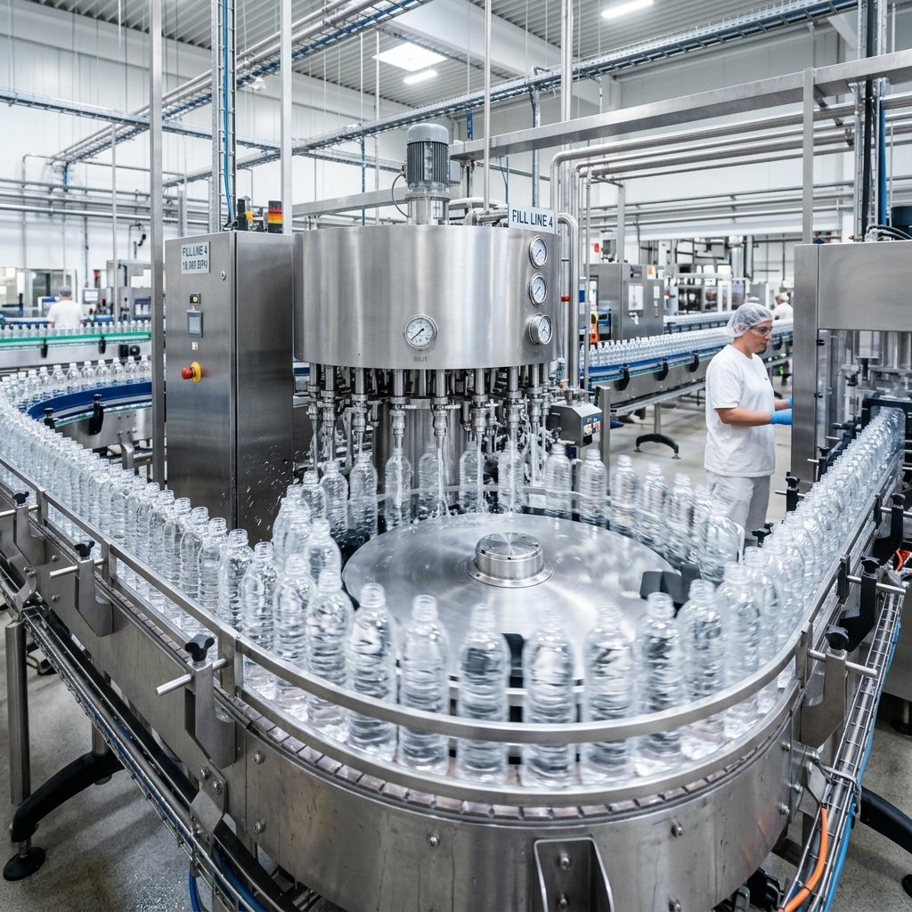 Complete Water and Sparkling Water Production Line Solutions