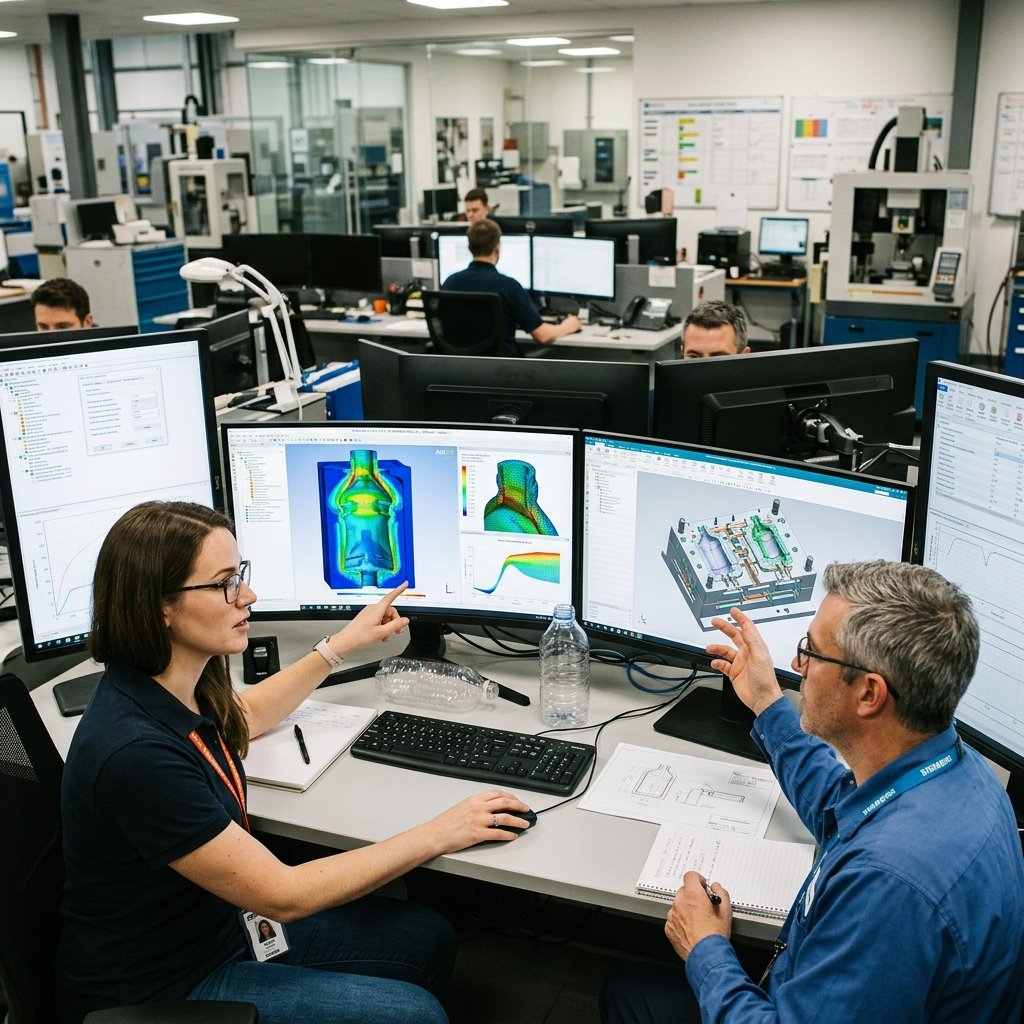 Design of Optimized Blow Molds